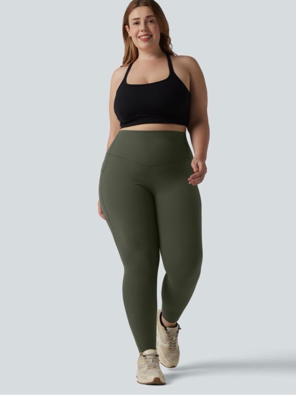 Halara UltraSculpt™ High Waisted Tummy Control Pocket Shaping Leggings Size XL